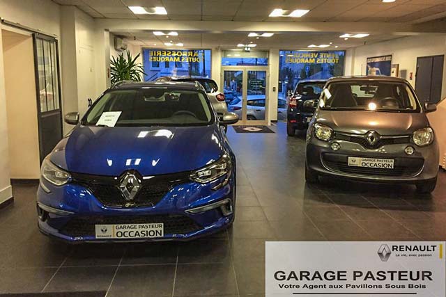 Garage Pasteur, showroom